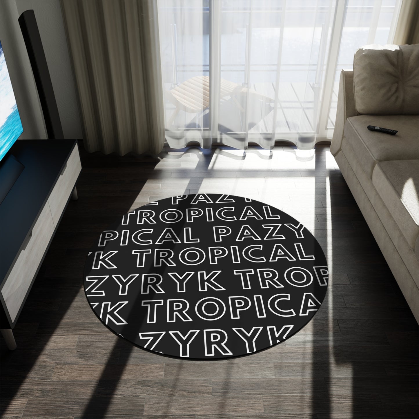 Tropical Pazyryk Round Mats