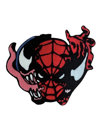 Spiderman vs Venom Tufted Mats