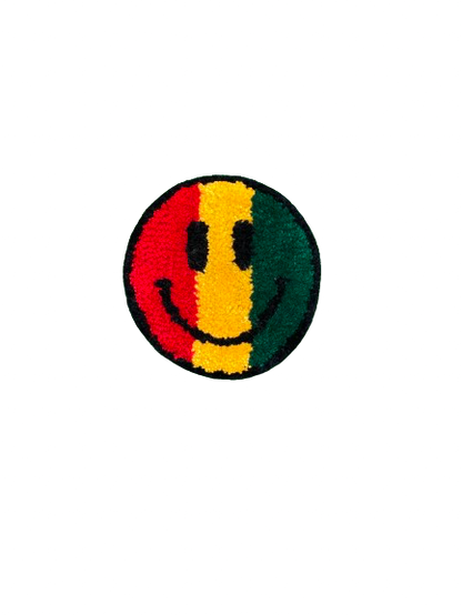 Rasta Happy Face Tufted Mats