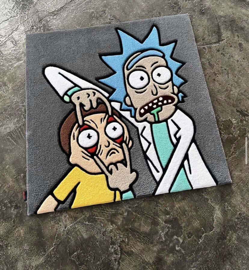 Rick and Morty Tufted Mats