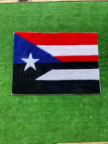 Puerto Rico Flag Tufted Mats