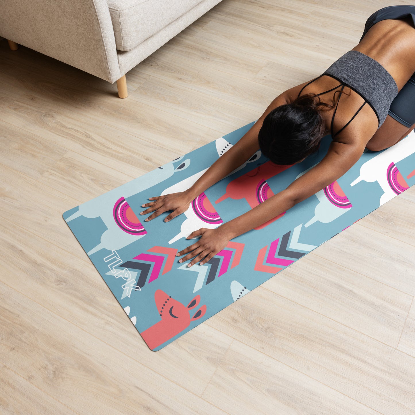 Llama Yoga Mat